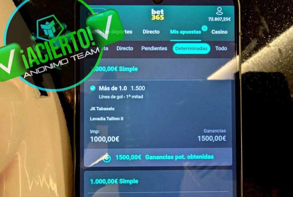 Apuesta Ganada Anonimo Team