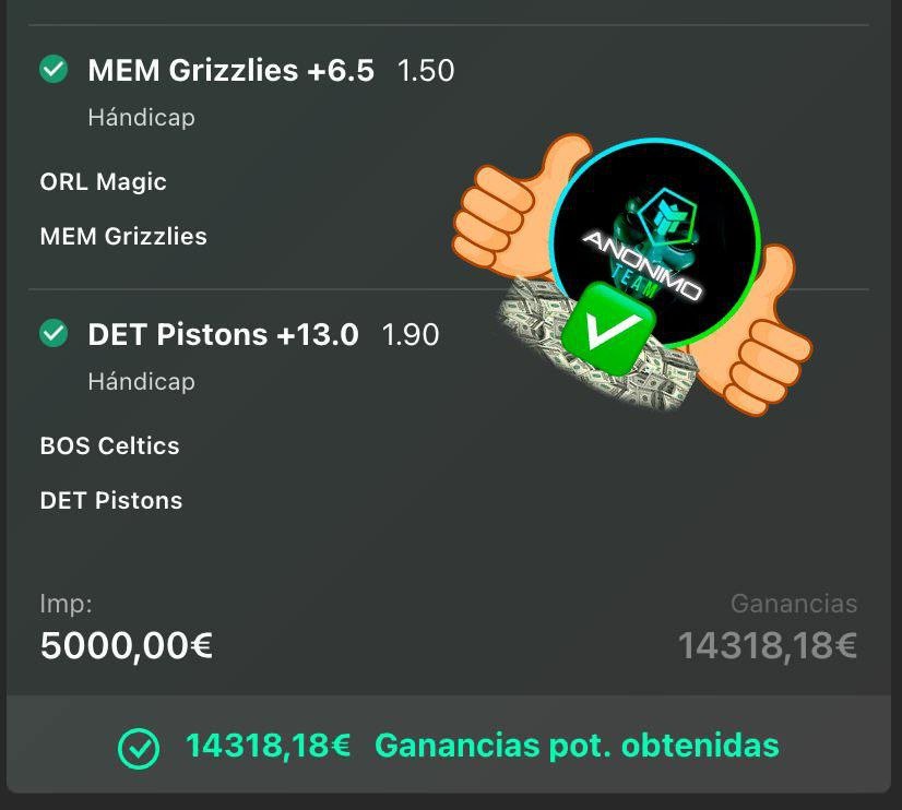 Apuesta Ganada Anonimo Team