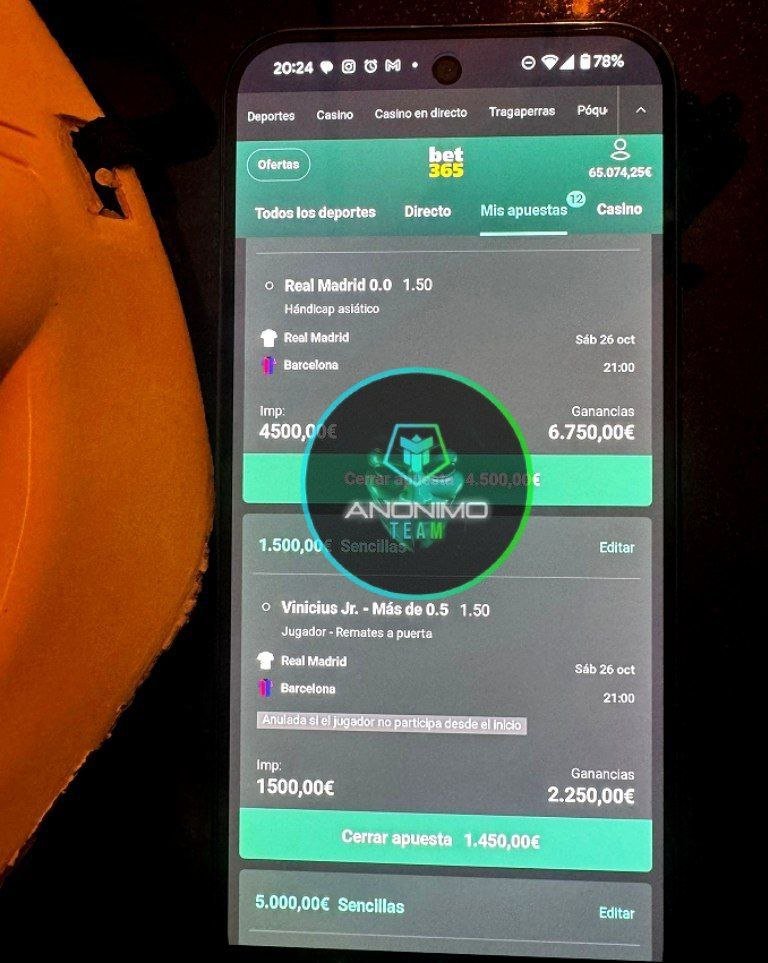 Apuesta Ganada Anonimo Team